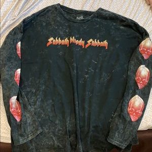 Black Sabbath along sleeve T shirt